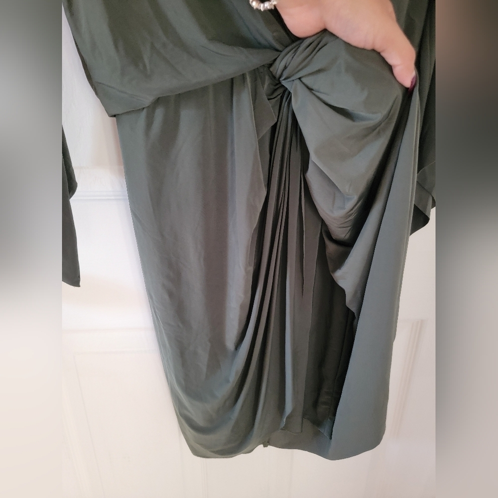 Misa Los Angeles Olive Green Mini Dress NWOT - Picture 9 of 9